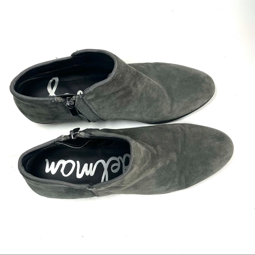 Sam Edelman Petty Women’s Ankle Boots Gray Suede Size‎ 6.5 - Picture 8 of 12